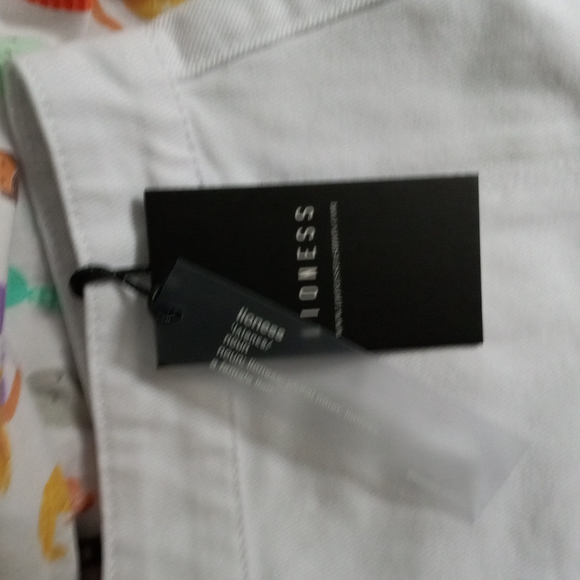 Lioness new white short skirt zipper back Lola mini skirt us size 0 - Picture 2 of 4